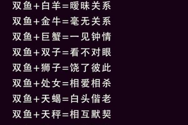 双鱼女适合哪个星座男结婚