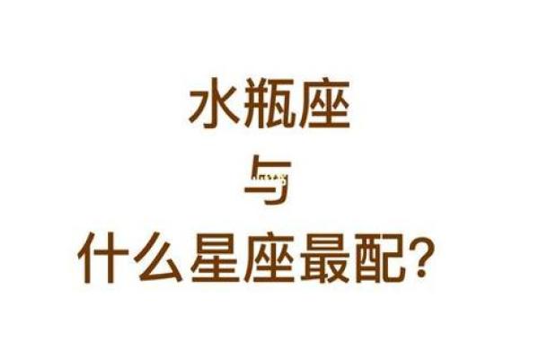 水瓶和哪个星座交朋友最合适