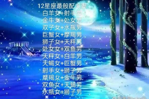 十二星座哪三个人最般配夫妻