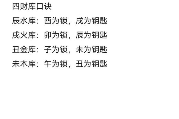 八字开财库的钥匙，财库冲开所需要的条件