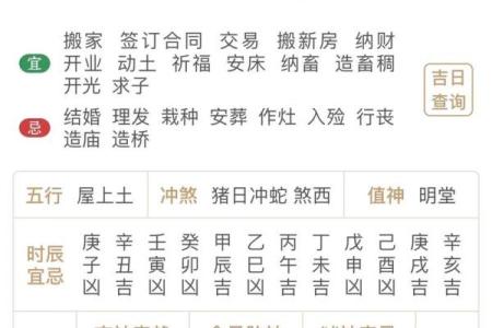 卜易居老黄历吉日查询