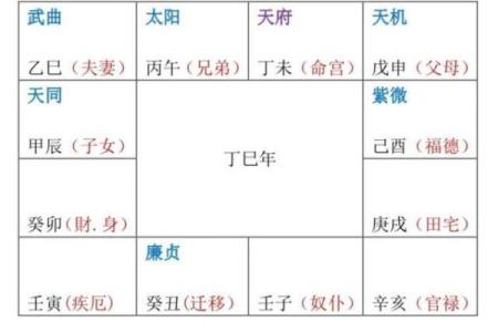 紫薇斗数四化与正星