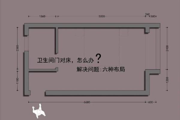 厕所对着床的风水问题
