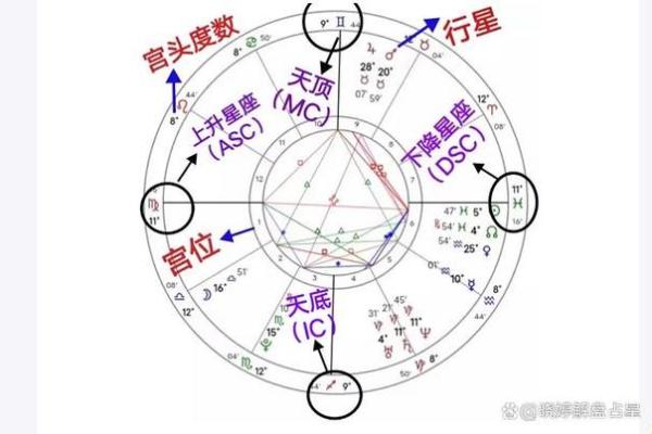 星座命盘及十二宫位分析