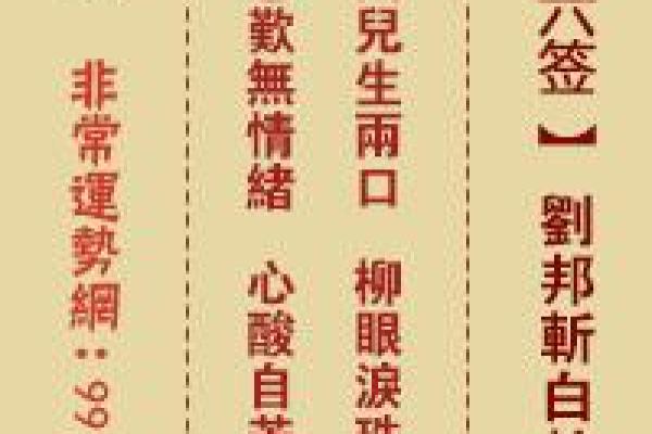 佛祖灵签19签岁君
