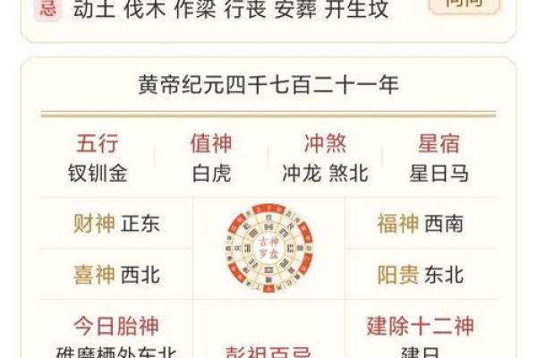 今天吉凶日历图片大全黄历