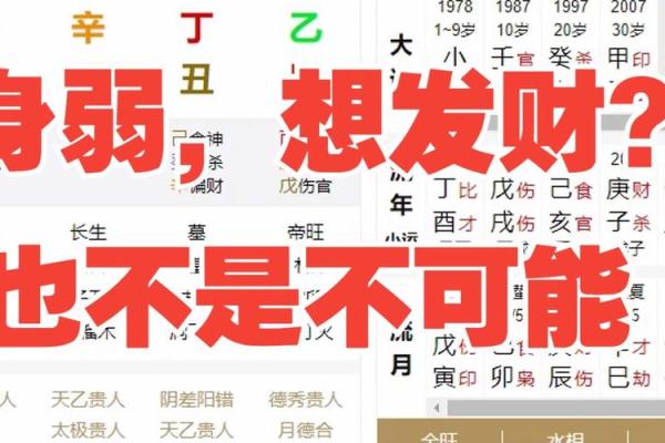 五分钟教你学看八字案例53- 身弱财旺 有比劫助身 才能更好的去担财