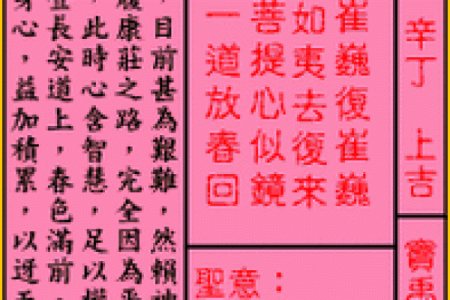 车公灵签第三十八签：我向低边拾芥羌