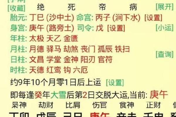 八字有子