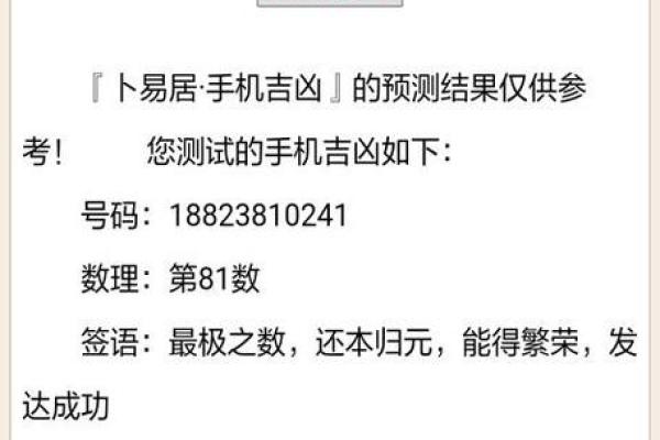 车位号吉凶测试软件