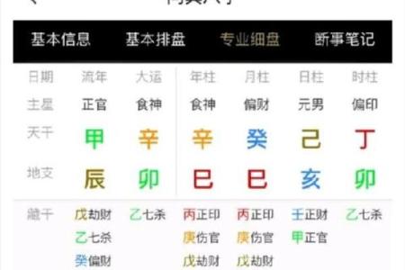 八字算命免费详批