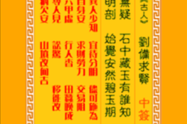 观音菩萨灵签4解签