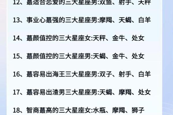 哪个星座不主动找人