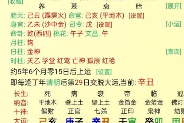 八字巳时