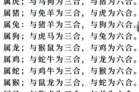 天作之合的三组生肖配对