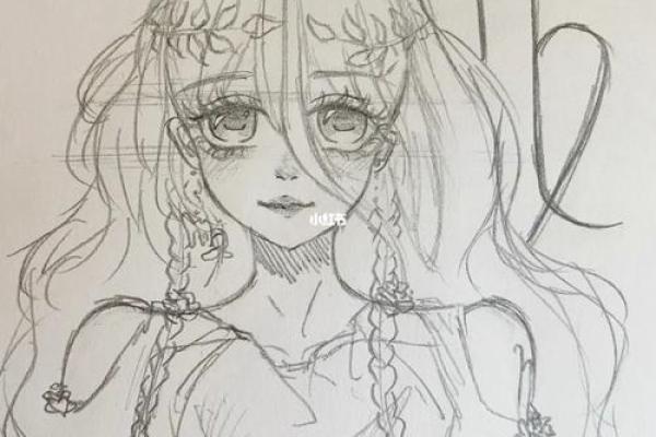 q版12星座公主简笔画之处女座