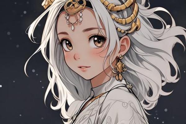 q版12星座公主简笔画之处女座