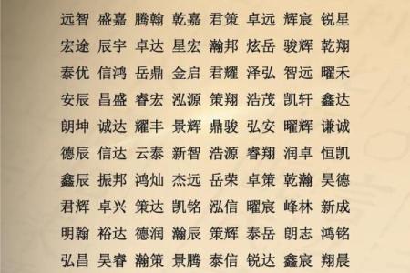 起名字生辰八字