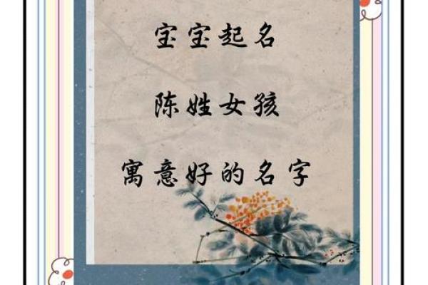 姓名配对男陈女严 陈严取名字？
