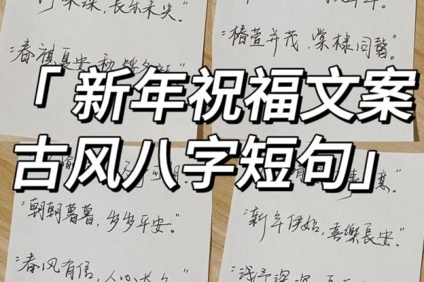 八字贺词