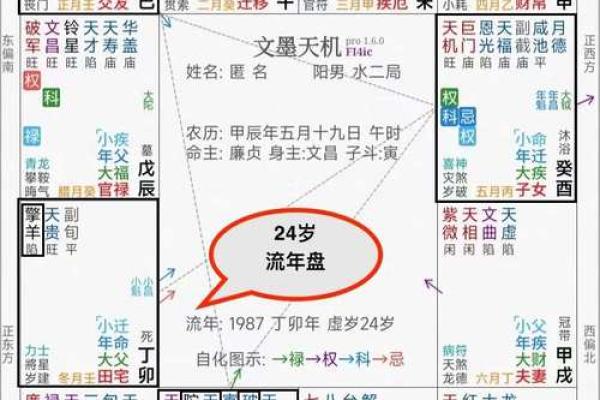 紫薇斗数批流年男顺女逆