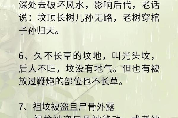 墓地风水六大忌讳