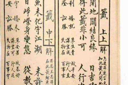 观音灵签的作用和用法