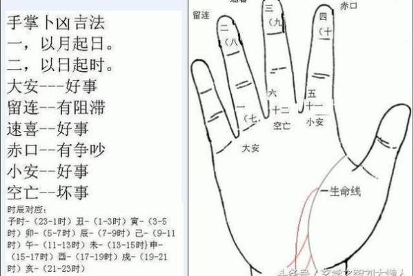 手指算命,手指掐算算命图解