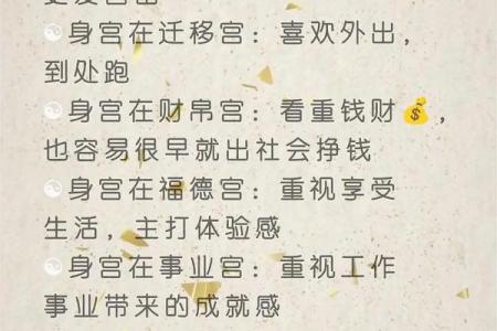 紫微斗数入门--身宫