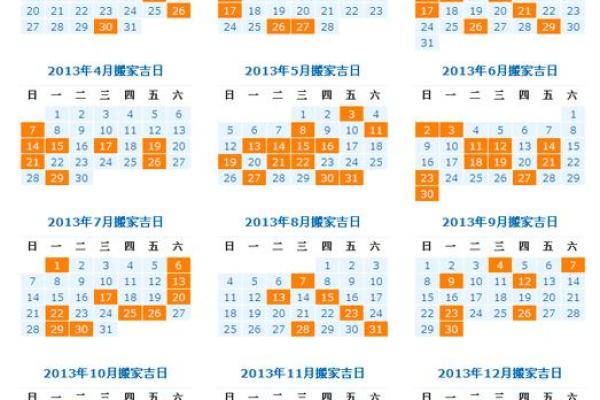 日历农历吉日