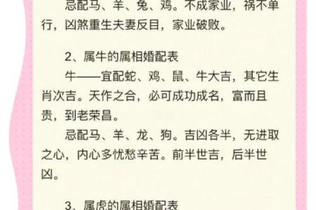 狗的属相配对婚配表