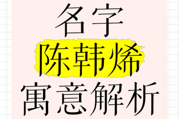 名字寓意免费测试 名字寓意解析大全免费