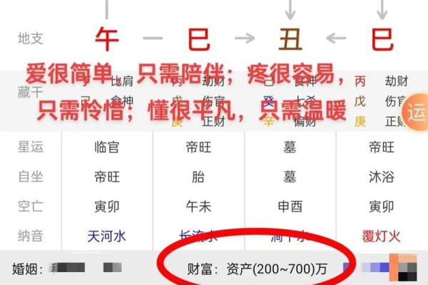 八字喜金木