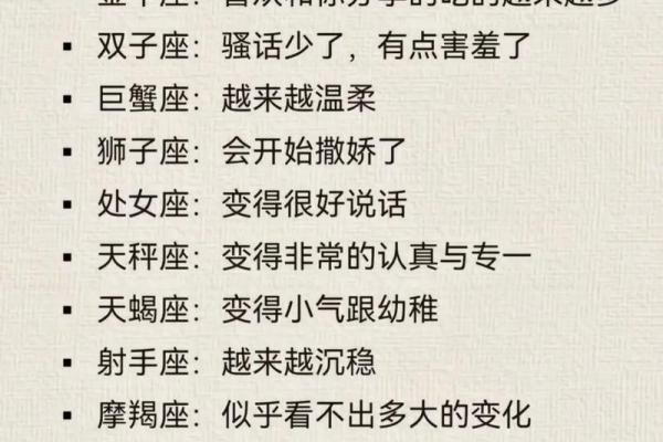十二星座表现出来的爱和心里的爱一样吗
