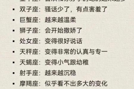 十二星座表现出来的爱和心里的爱一样吗