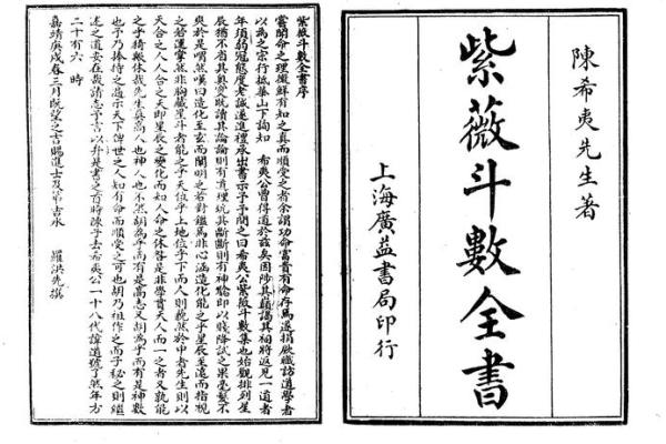 紫微斗数全书》 新锓希夷陈先生紫微斗数全书？