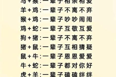 十二生肖婚配大全表 12生肖婚姻最佳配对表图片