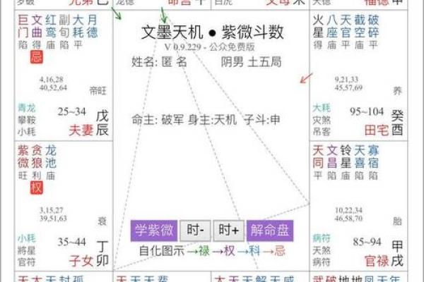 紫薇斗数手机排版