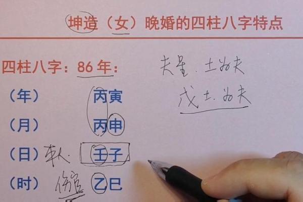 晚婚八字命