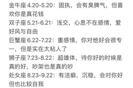 十二星座男和你交往后的表现