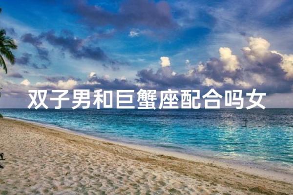 双子星座和巨蟹座配吗男