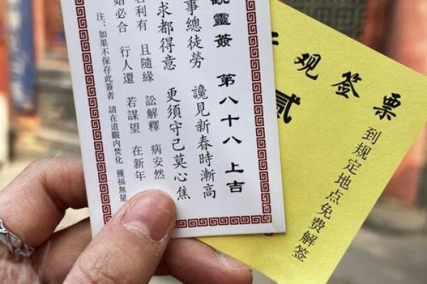 灵签抽签97签