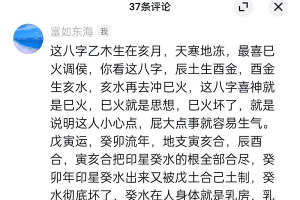 八字论乙木
