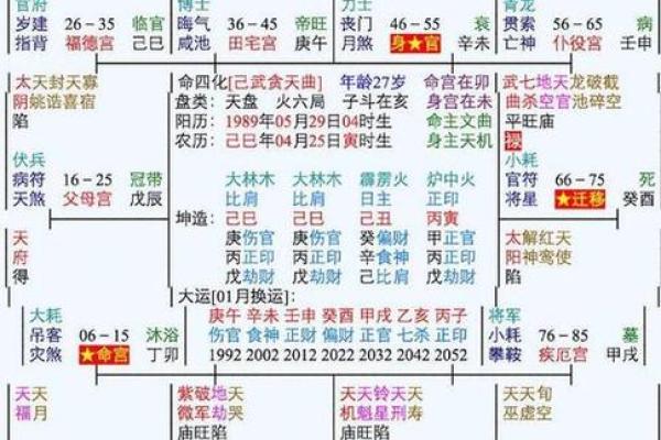 紫薇斗数看老运