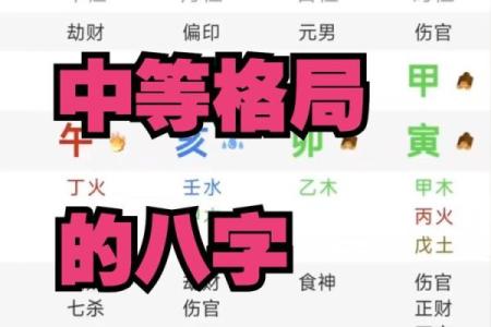 特殊格局八字