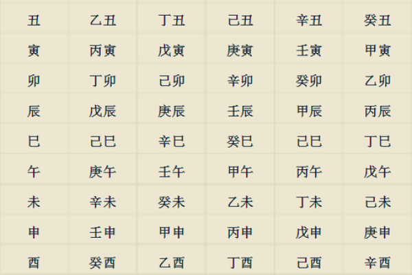 查生辰八字对照