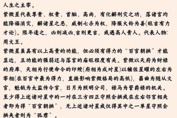 紫微斗数十四主星：紫微星概论