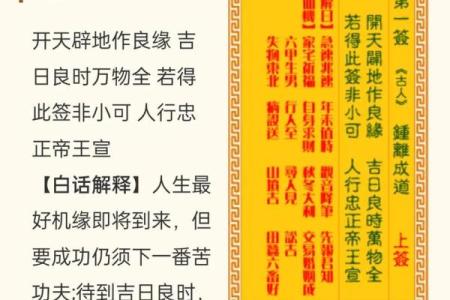 观音灵签24签解答